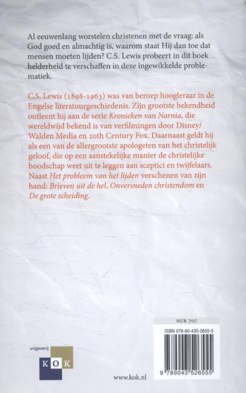 Achterkant van Het probleem van het lijden