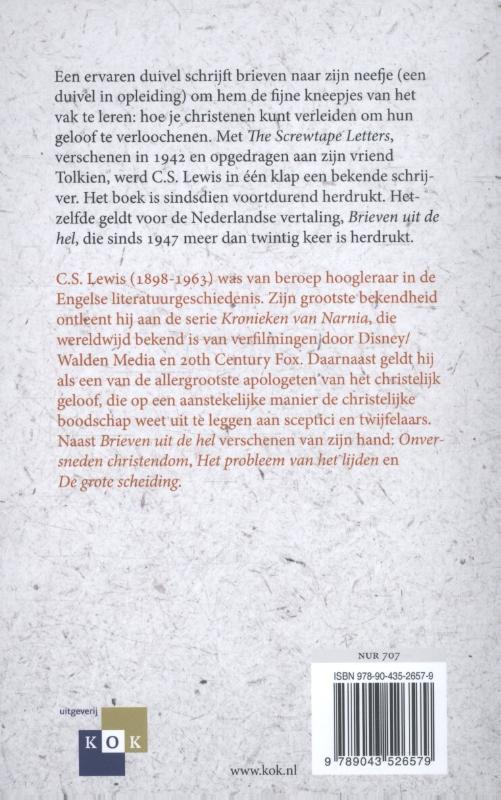 Achterkant van Brieven uit de hel