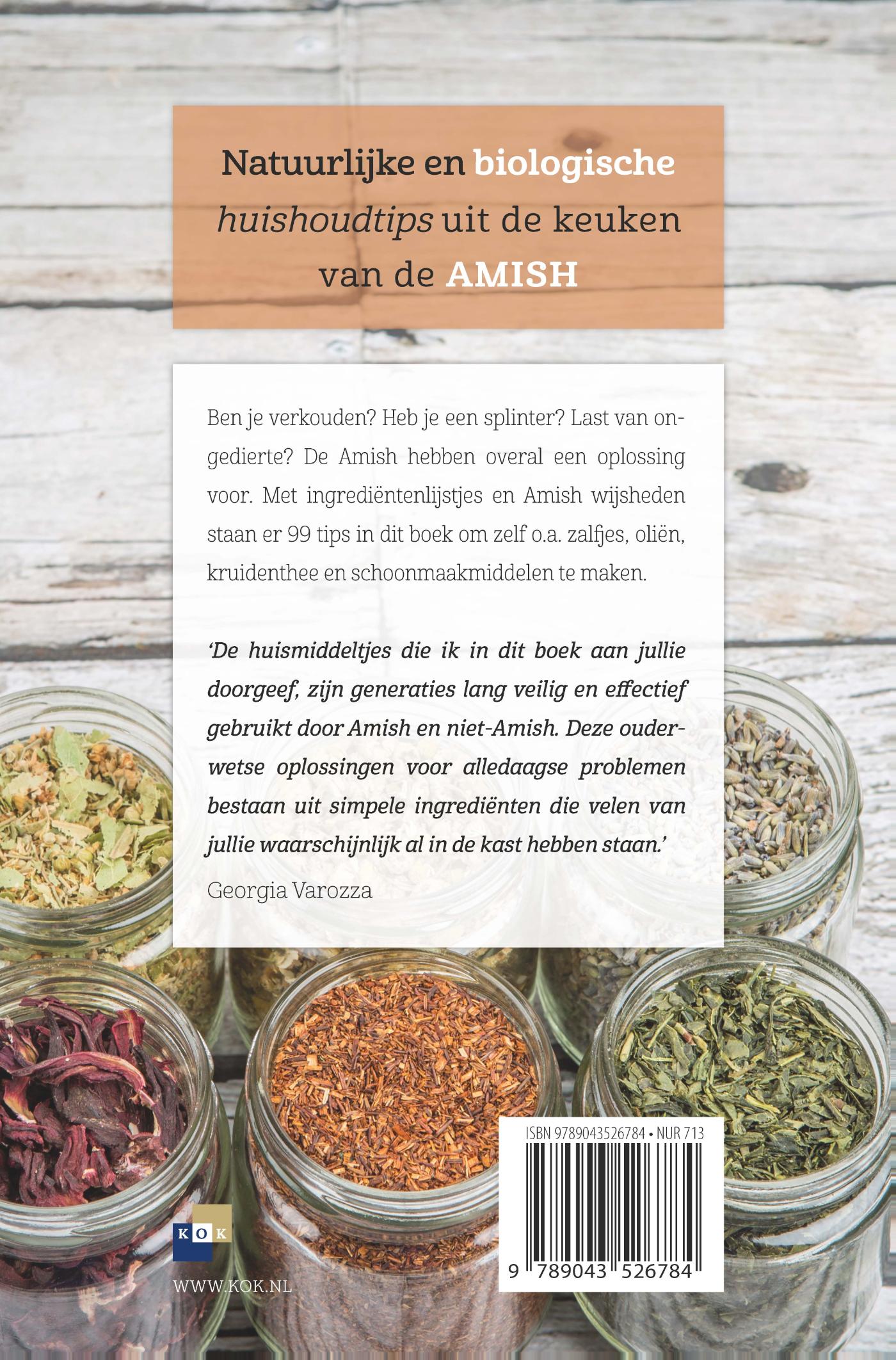 Achterkant van De 99 beste Amish huismiddeltjes voor dagelijks gebruik
