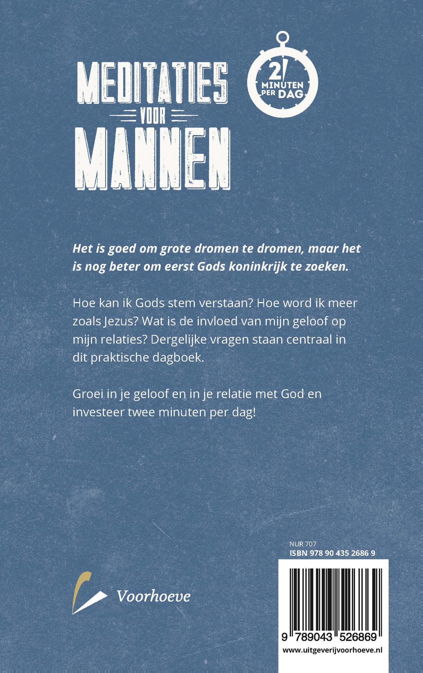 Achterkant van Meditaties voor mannen