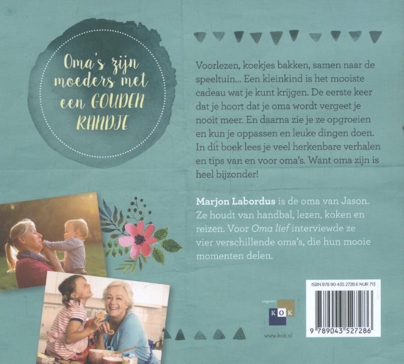 Achterkant van Oma lief