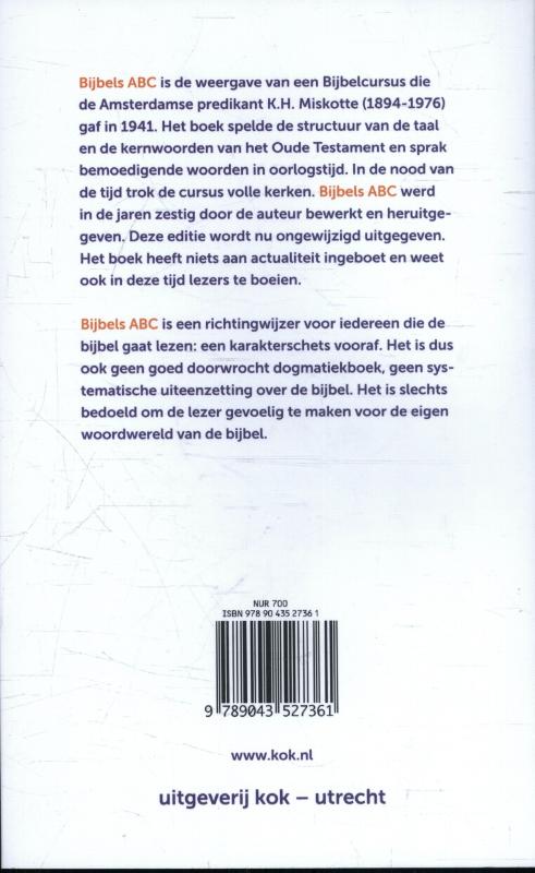 Achterkant van Bijbels ABC