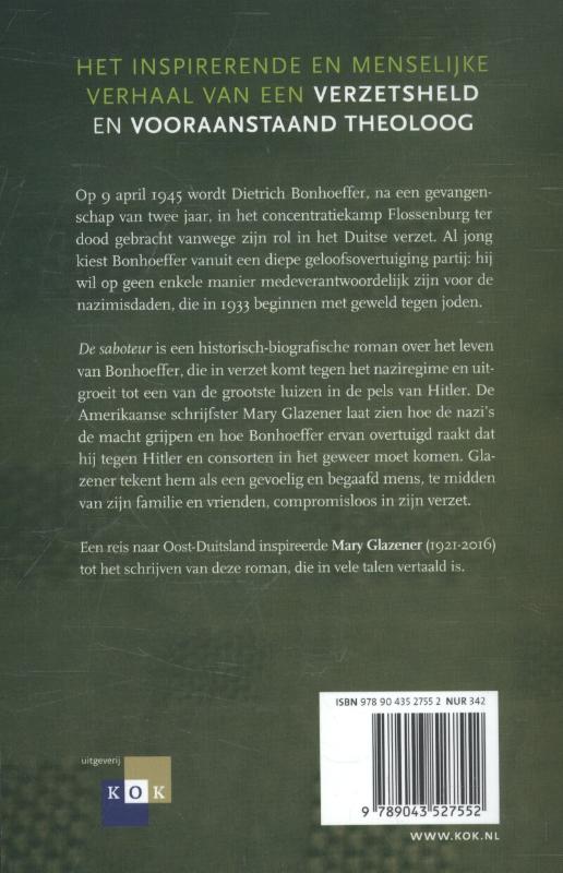 Achterkant van De saboteur