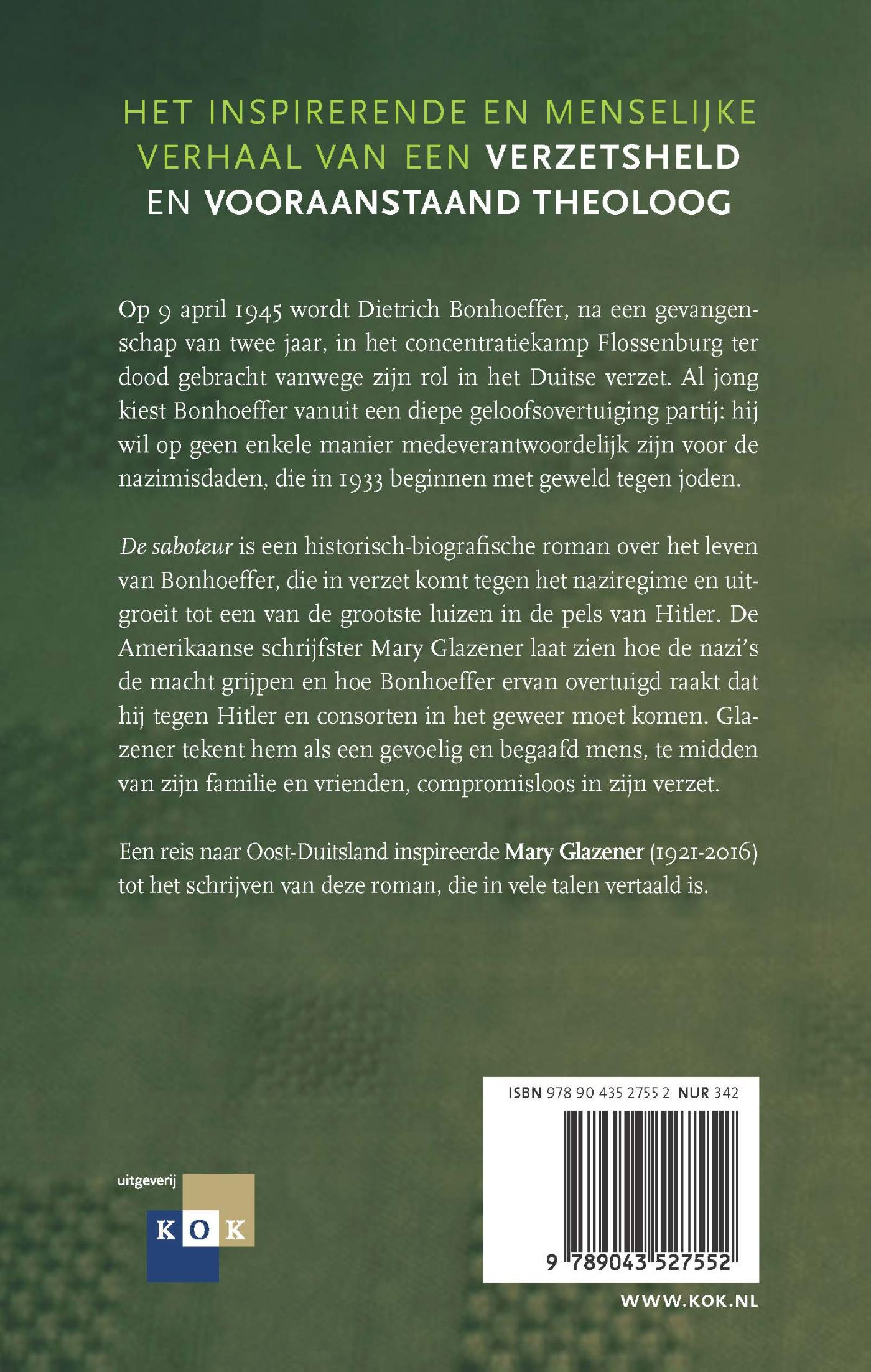 Achterkant van De saboteur