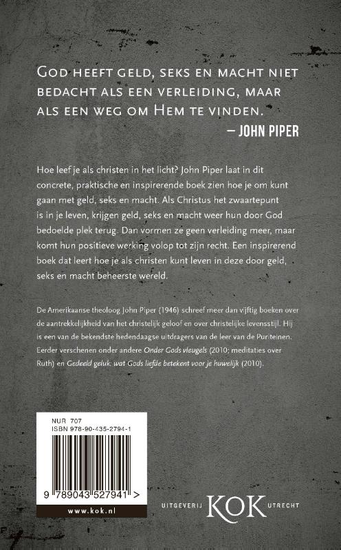 Achterkant van Geld, seks en macht