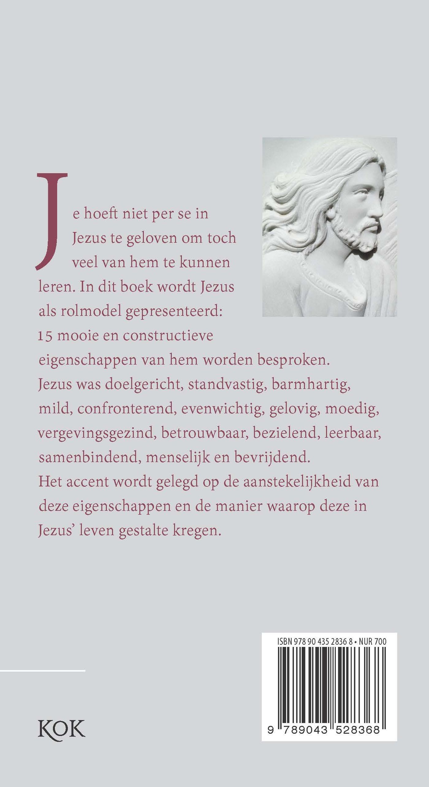 Achterkant van Jezus als rolmodel
