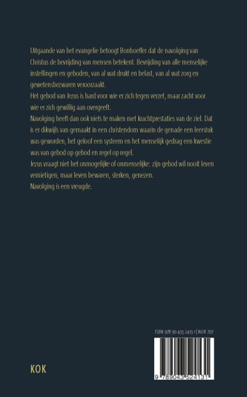 Achterkant van Navolging