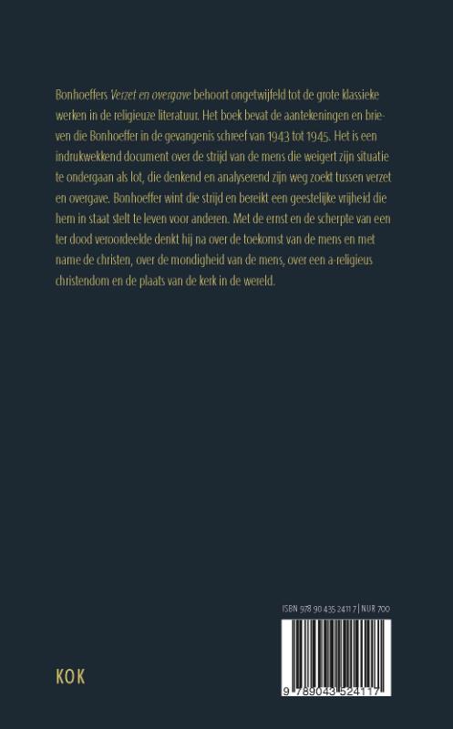 Achterkant van Verzet en overgave