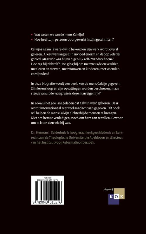Achterkant van Calvijn
