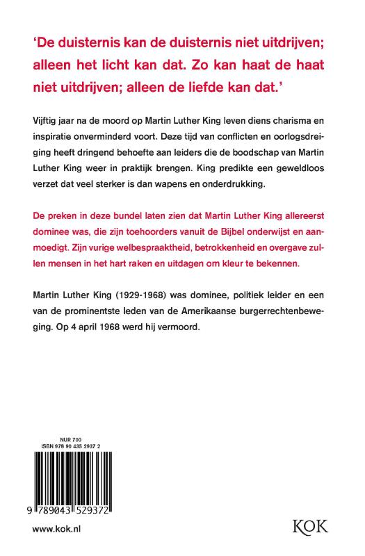Achterkant van Sterk door de liefde