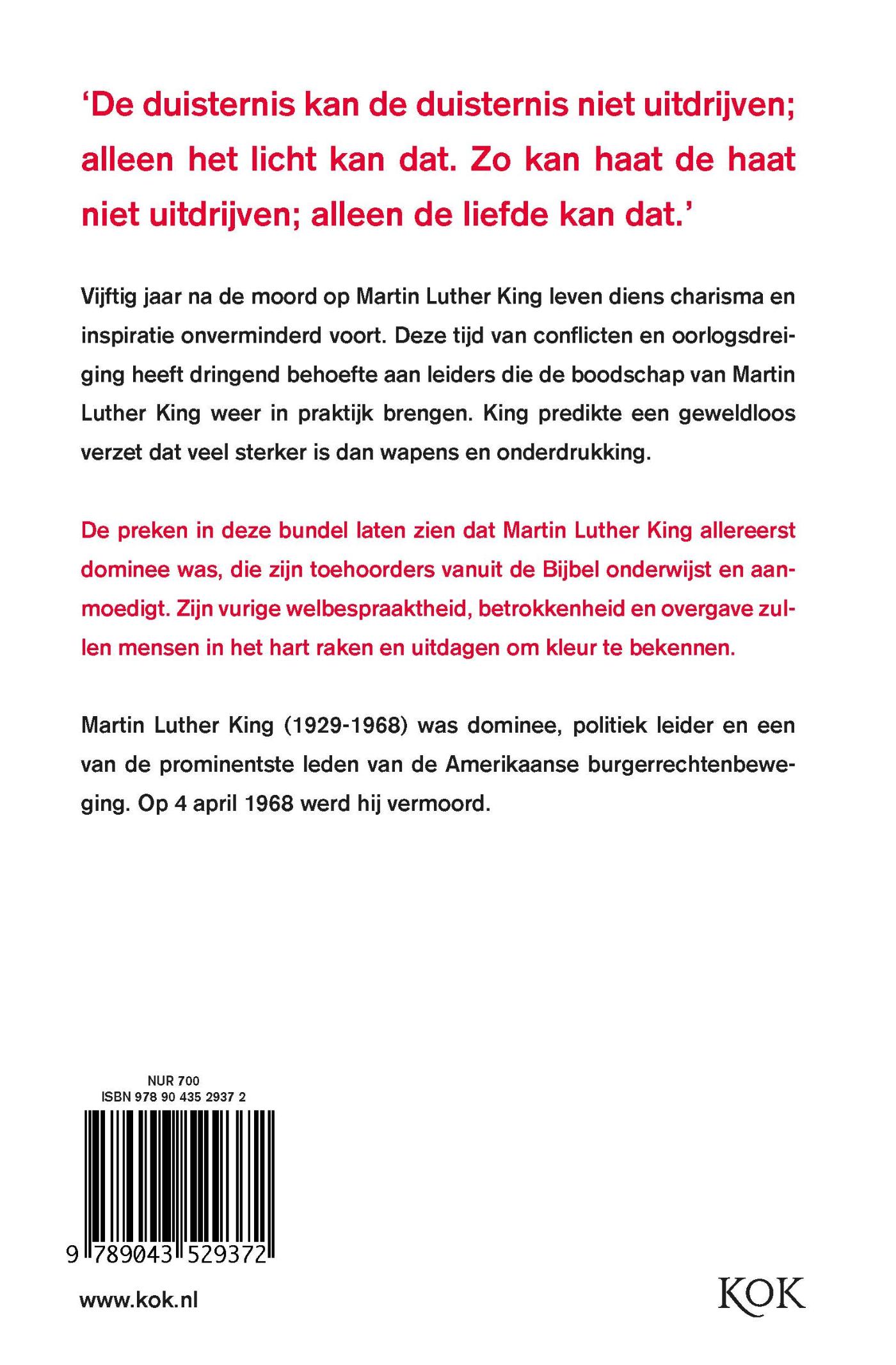 Achterkant van Sterk door de liefde