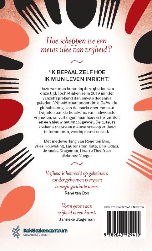 Achterkant van Is vrijheid altijd blijheid?