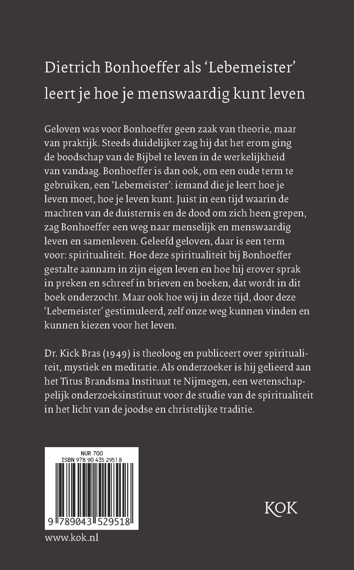 Achterkant van Voor het leven