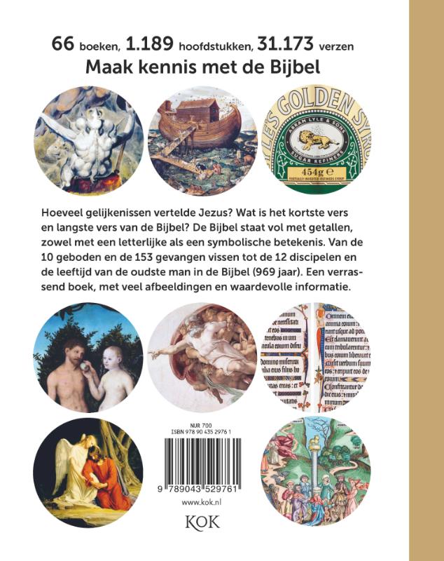 Achterkant van De Bijbel in 100 getallen