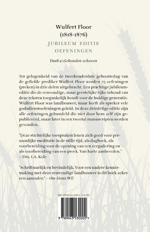 Achterkant van Gebonden schoven