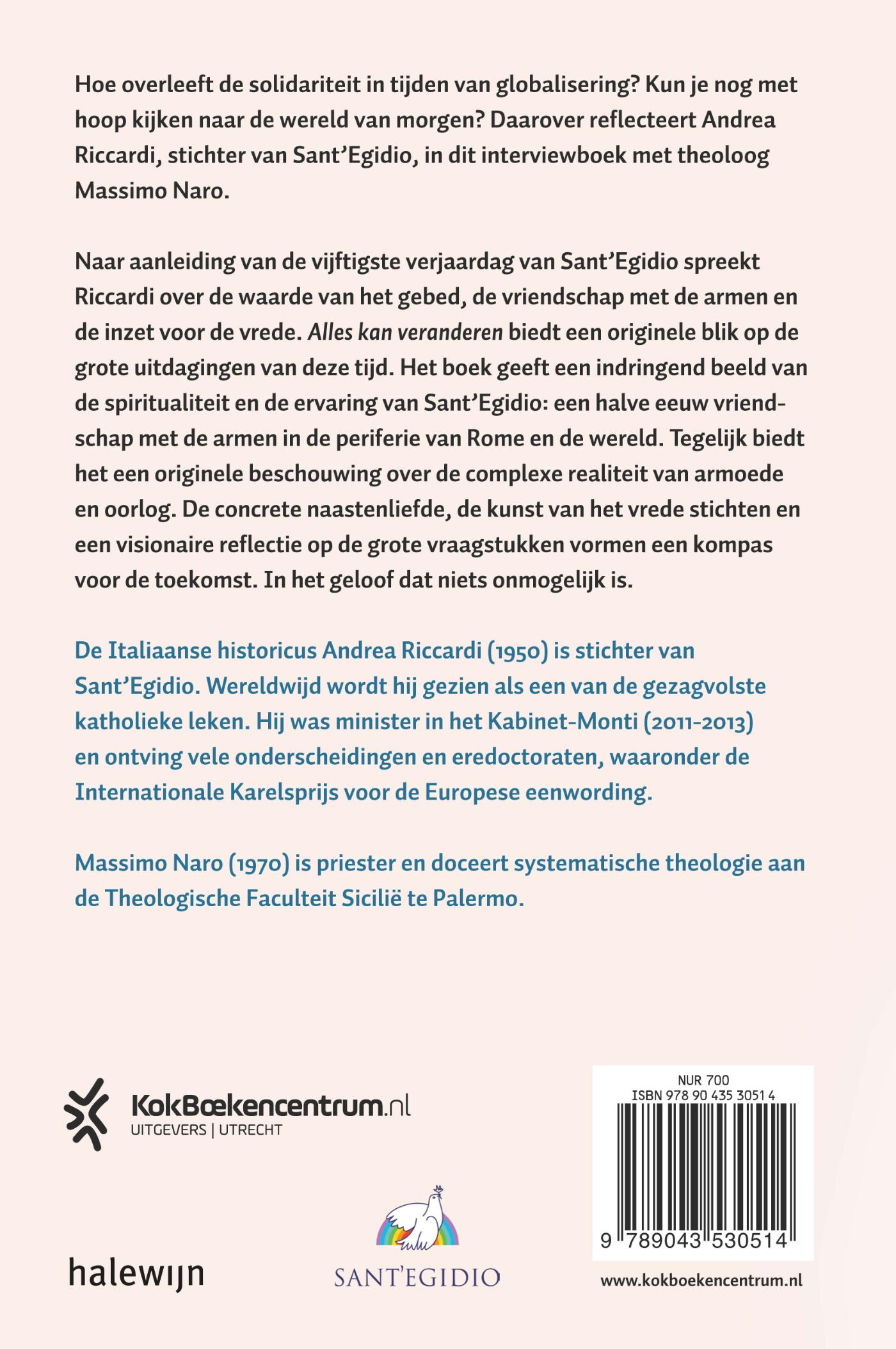 Achterkant van Alles kan veranderen