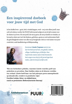 Achterkant van Faith Journal