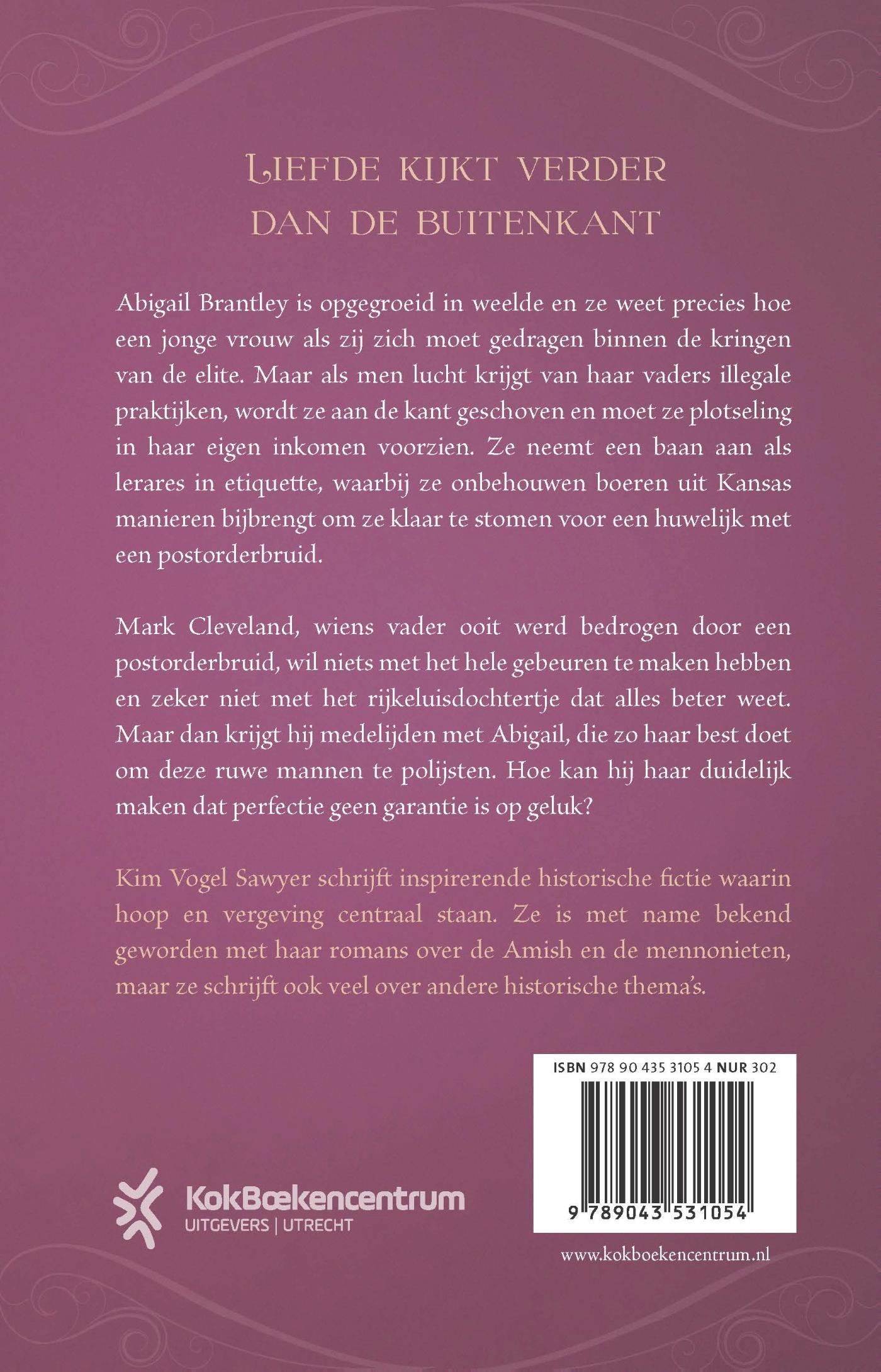Achterkant van Een dame op de prairie