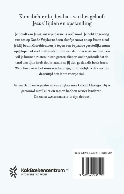 Achterkant van De zegen van soberheid