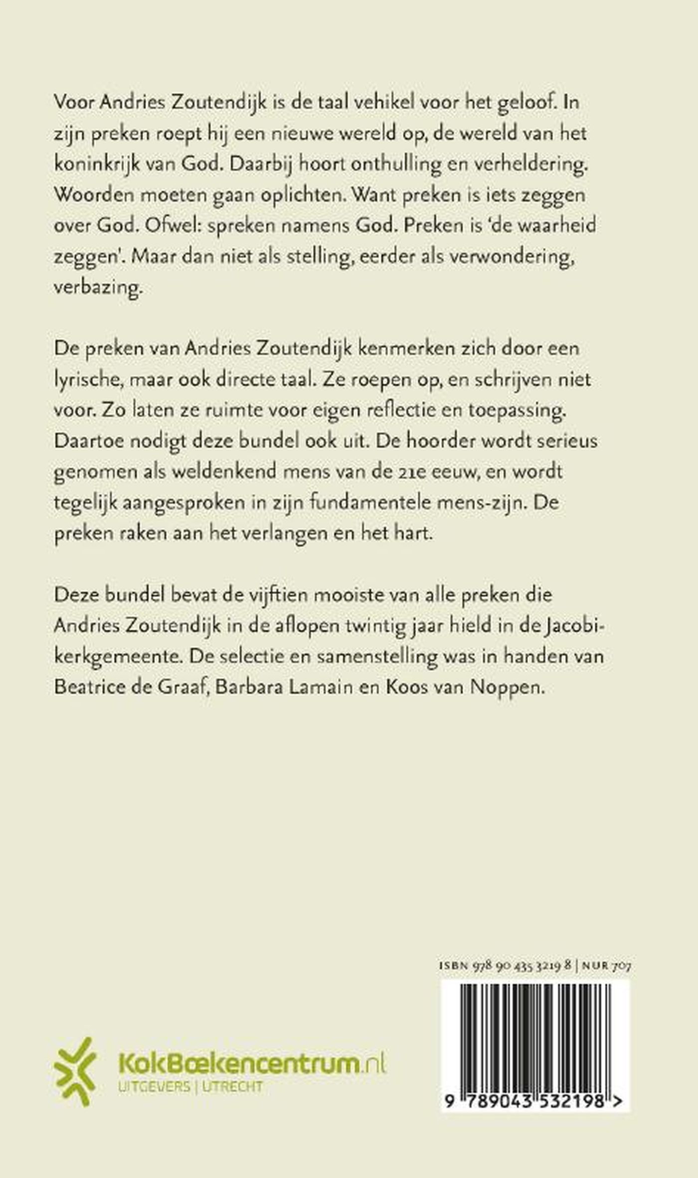 Achterkant van Oplichtende woorden