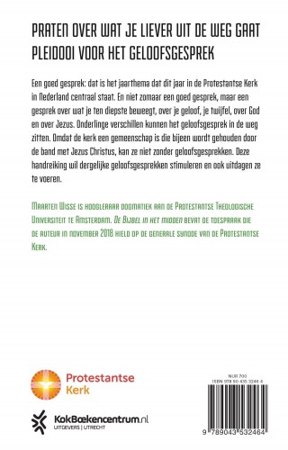 Achterkant van De Bijbel in het midden