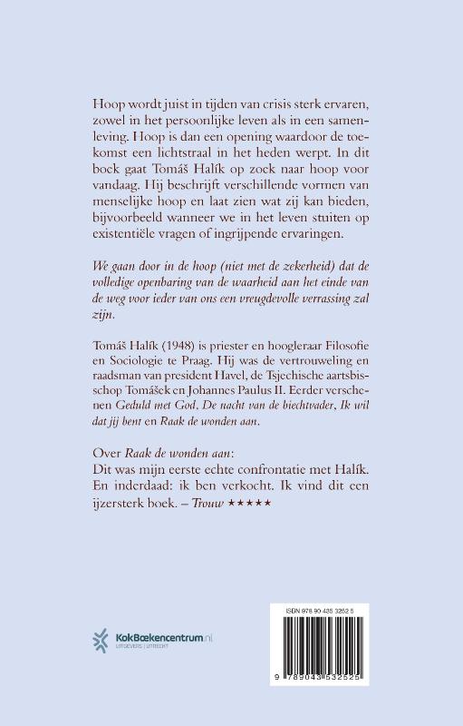 Achterkant van Niet zonder hoop