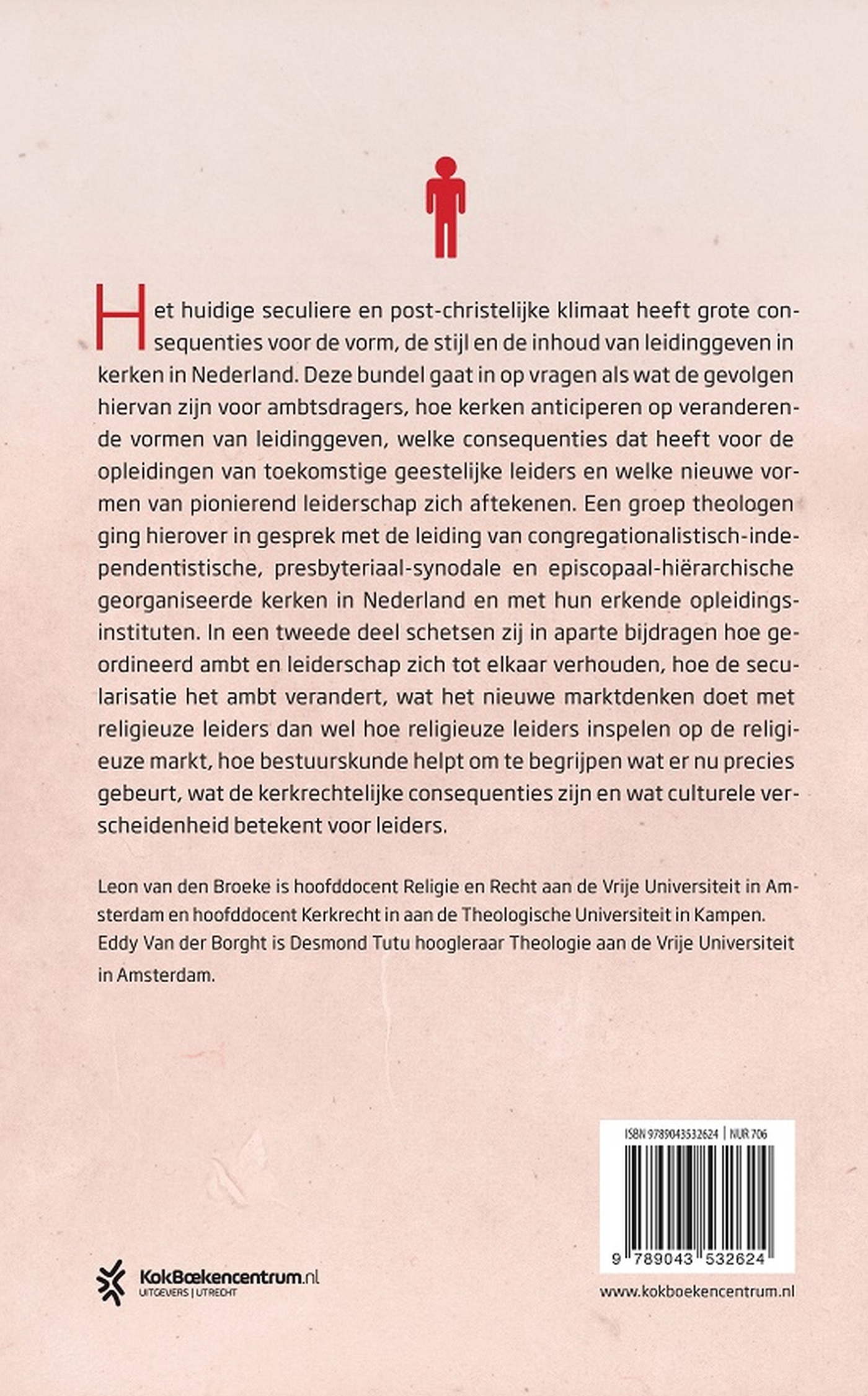 Achterkant van Religieus leiderschap in post-christelijk Nederland