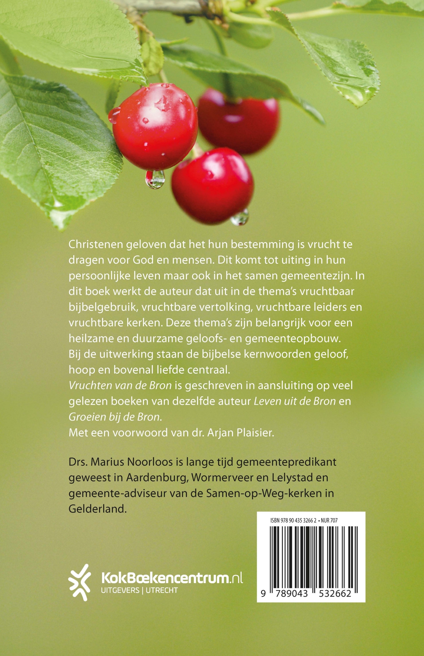 Achterkant van Vruchten van de Bron