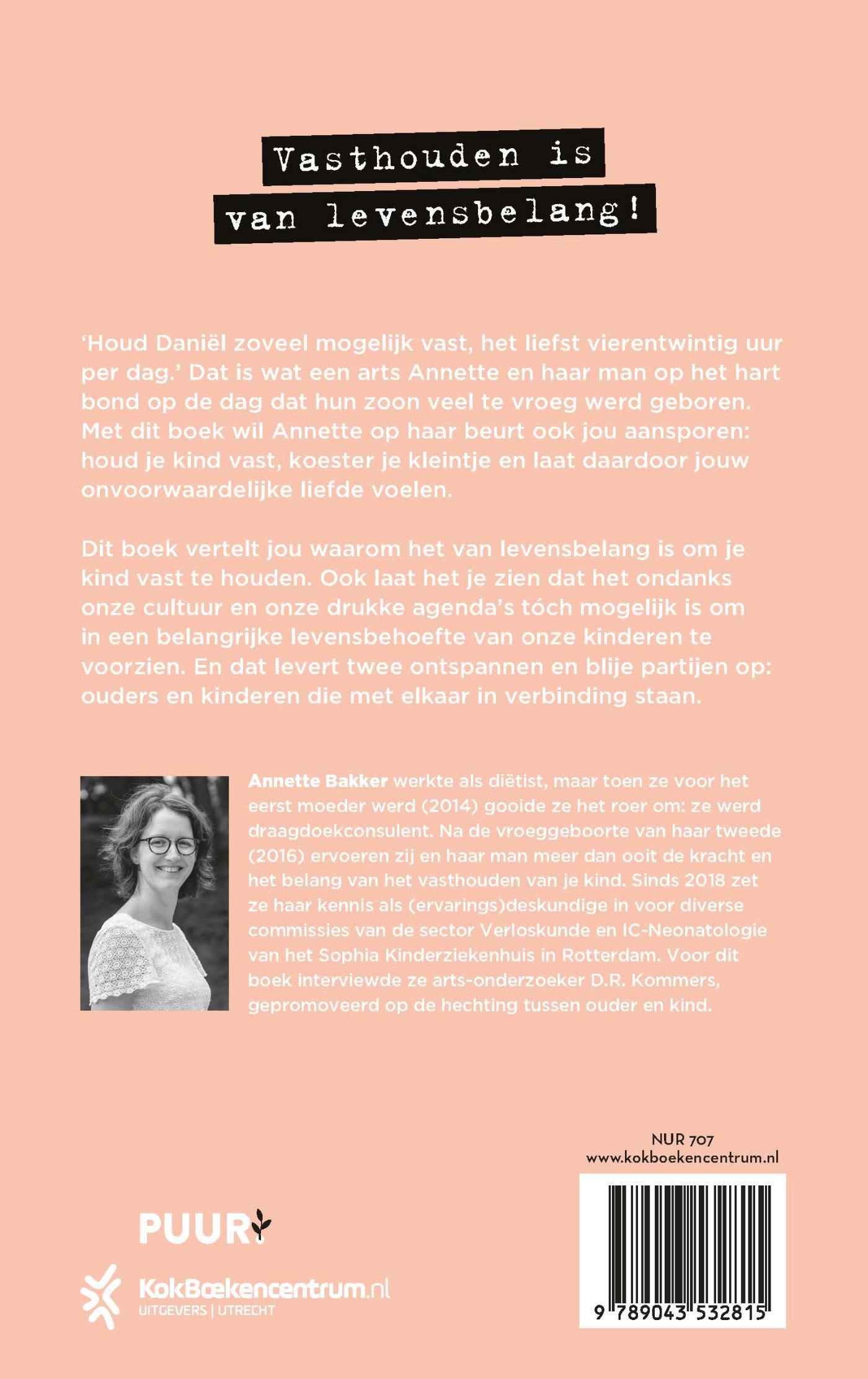 Achterkant van Ik houd je vast