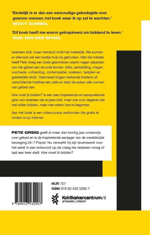 Achterkant van Hoe moet je bidden?