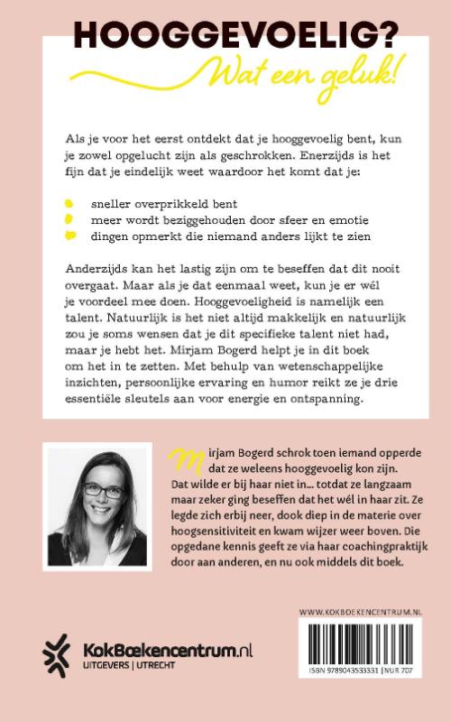 Achterkant van Hooggevoelig, wat nu?