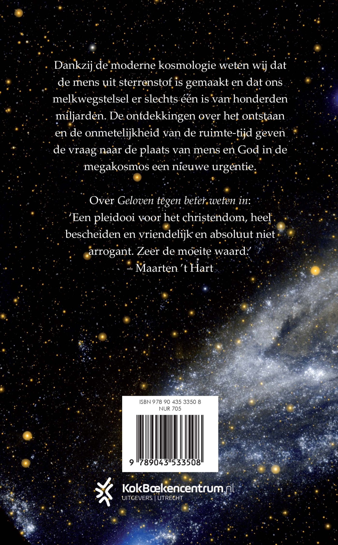 Achterkant van Uit sterrenstof gemaakt
