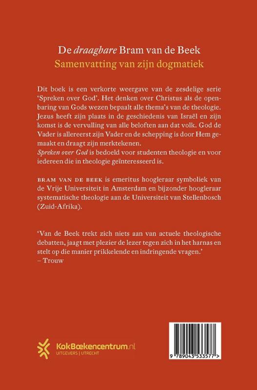 Achterkant van Spreken over God
