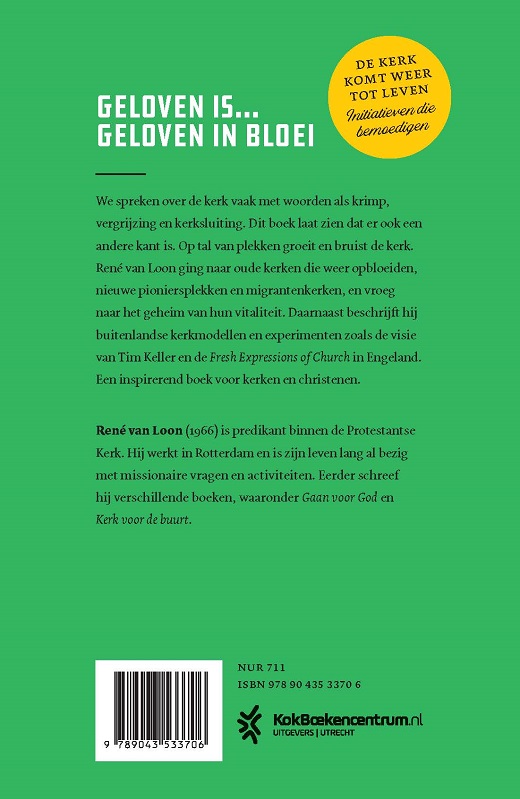 Achterkant van Lente in de kerk