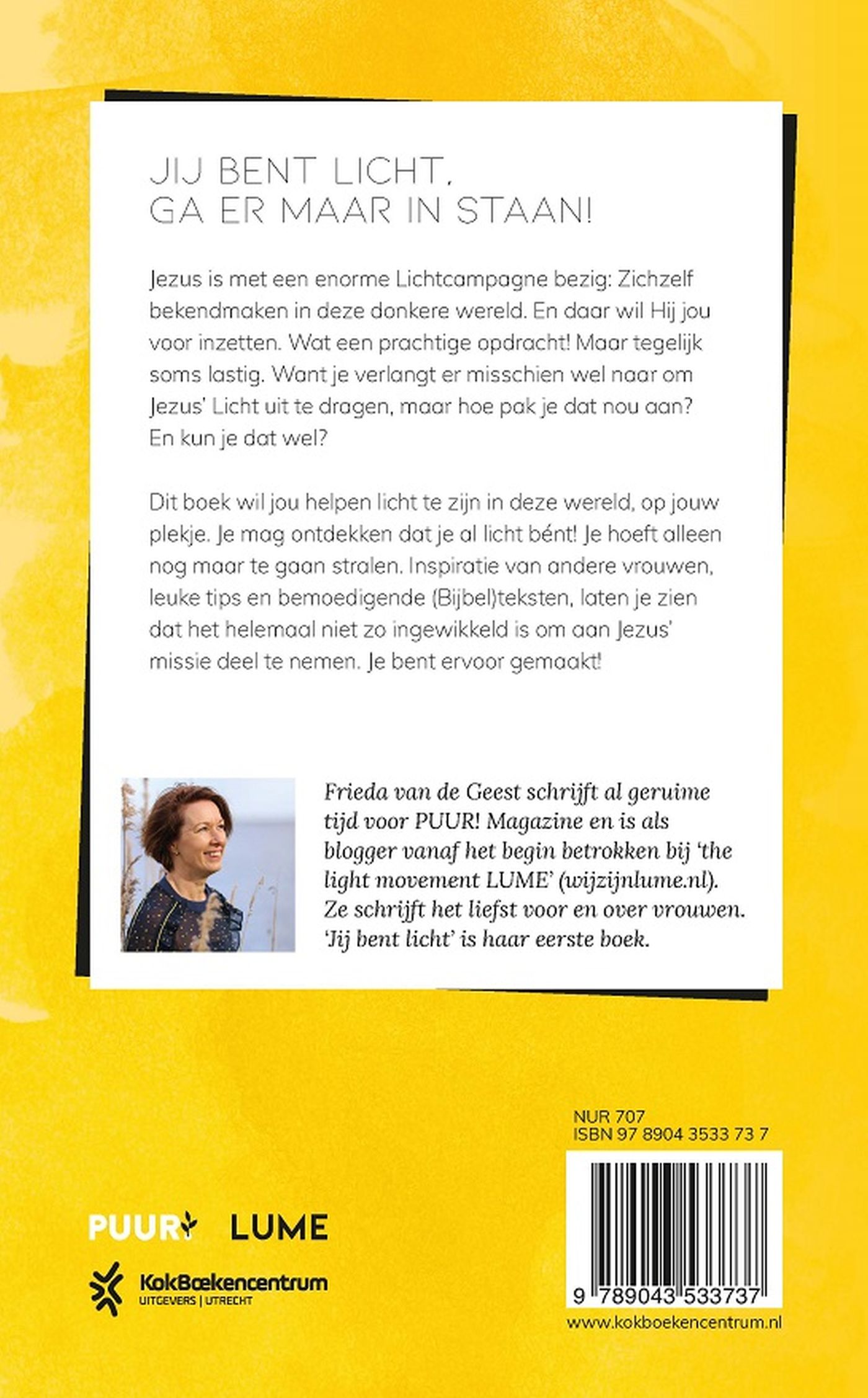 Achterkant van Jij bent licht