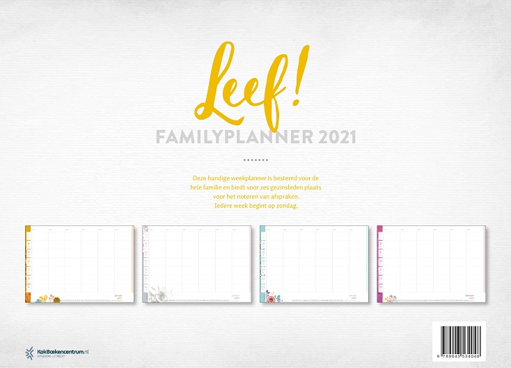 Achterkant van 2021