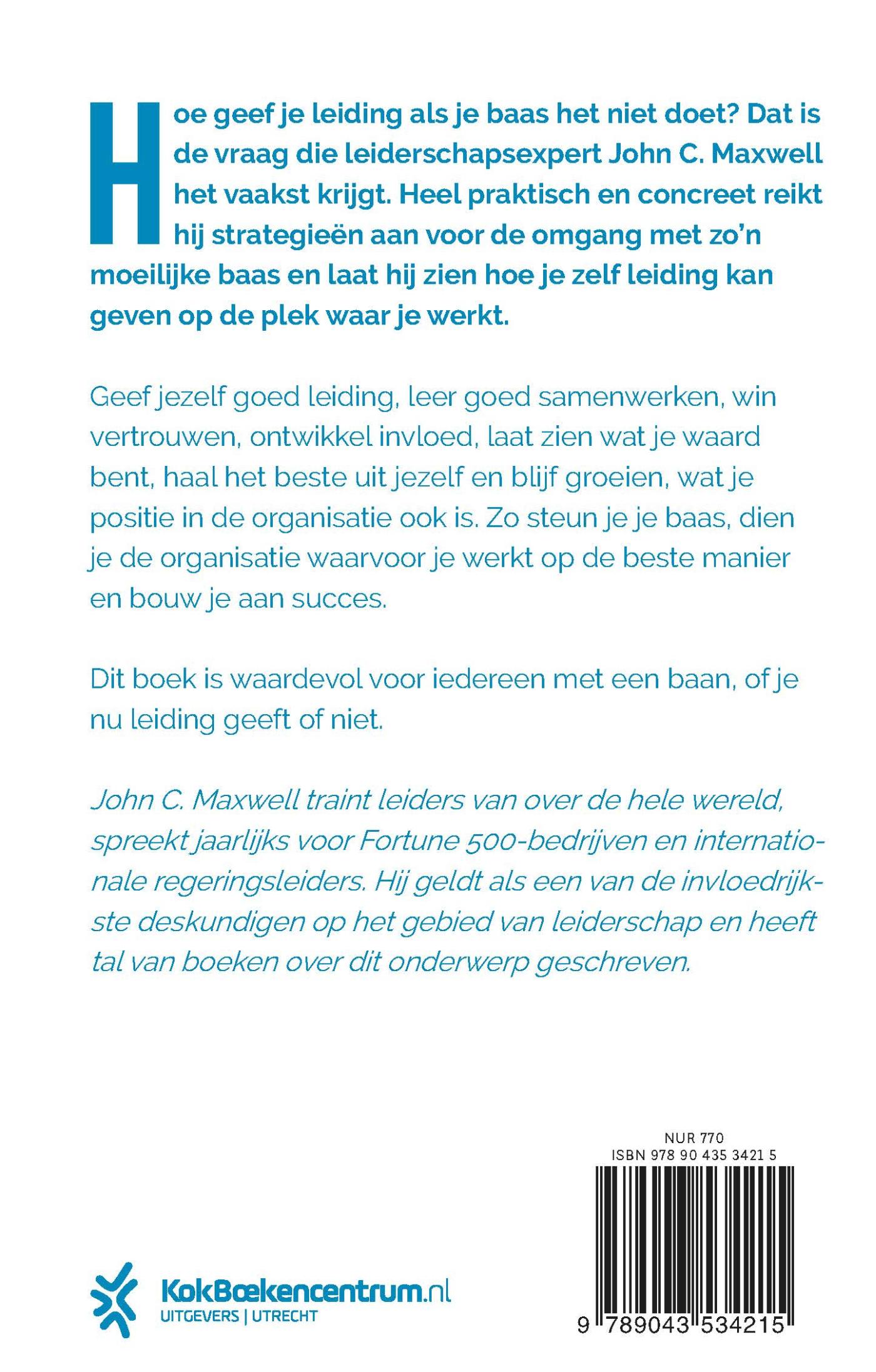 Achterkant van Zo geef je leiding als je baas het niet doet