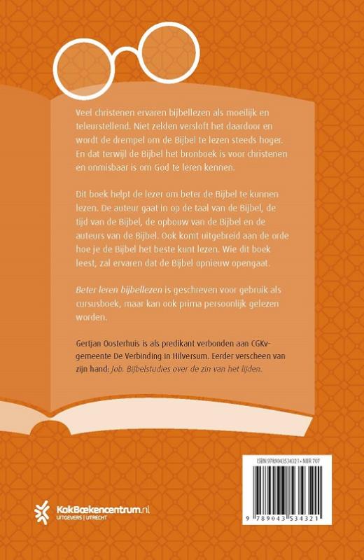 Achterkant van Beter leren Bijbellezen
