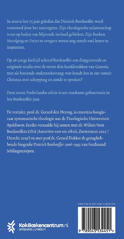Achterkant van Schepping en val