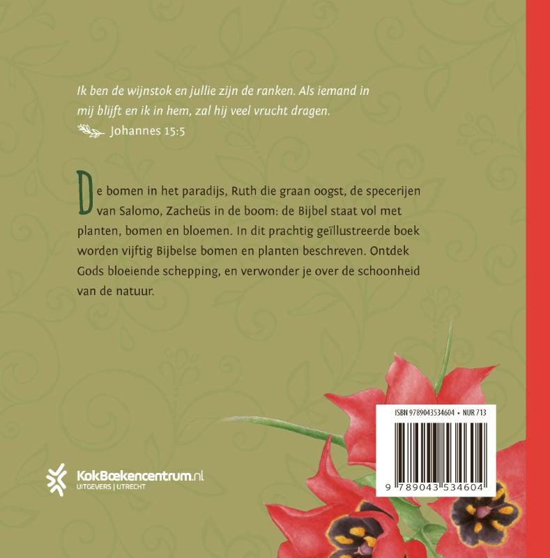 Achterkant van Planten uit de Bijbel