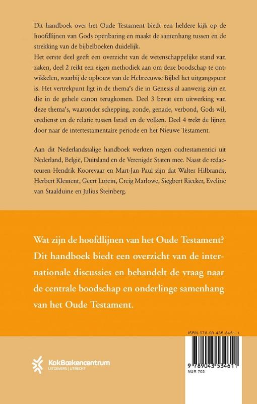 Achterkant van Theologie van het Oude Testament