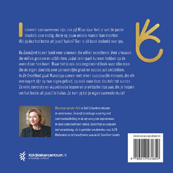 Achterkant van Be excellent