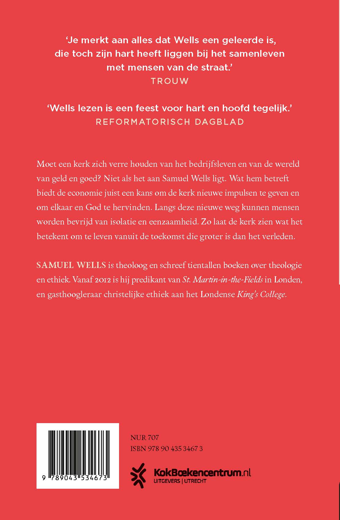 Achterkant van De toekomst die groter is dan het verleden