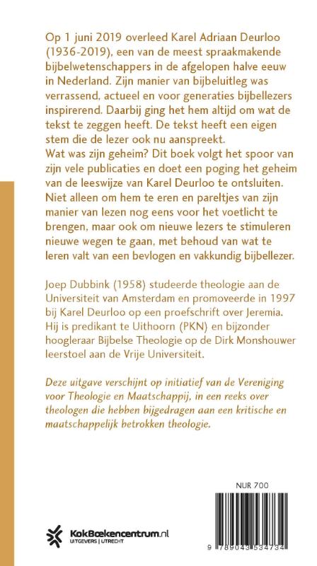 Achterkant van De tekst mag het zeggen