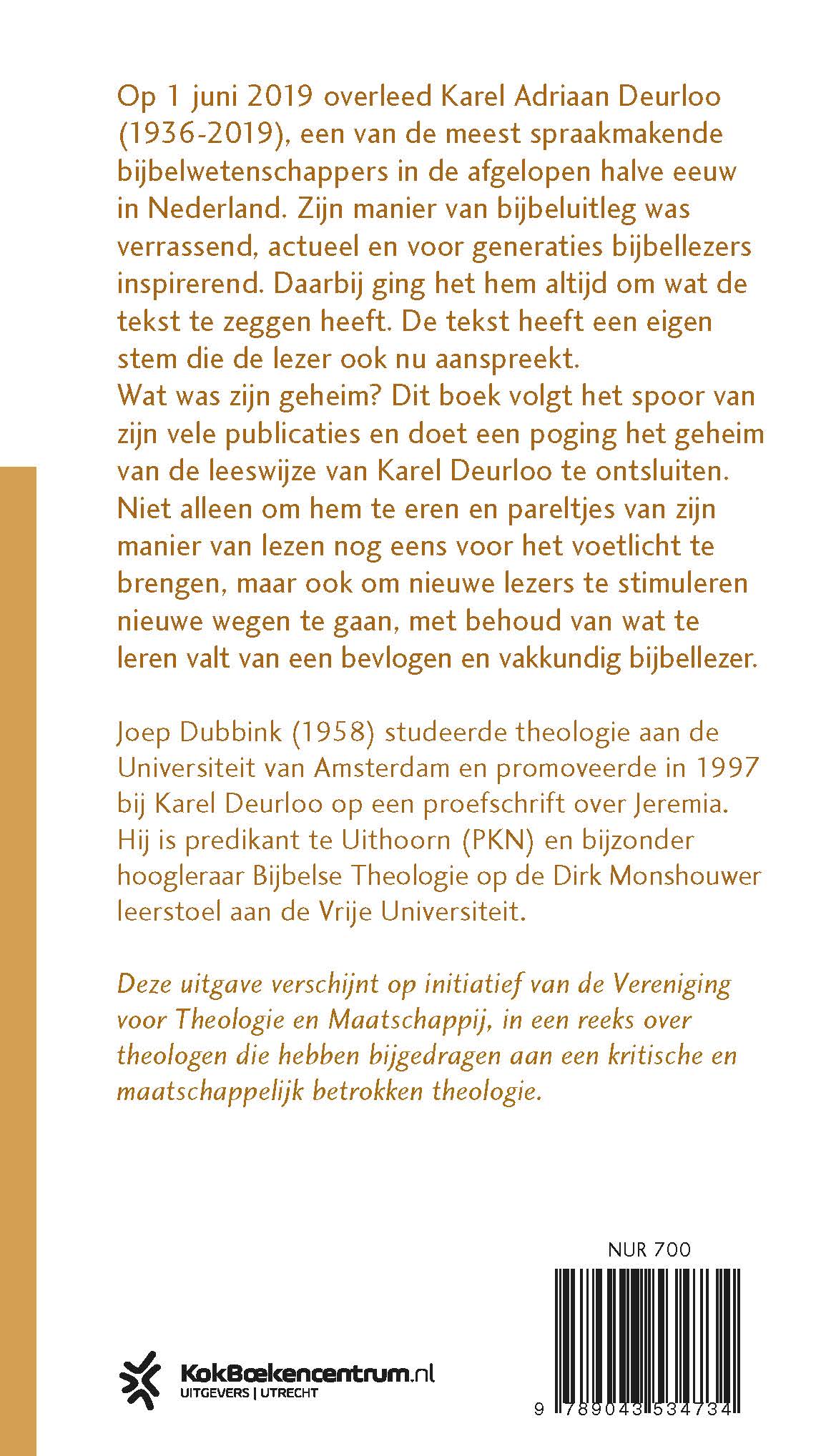 Achterkant van De tekst mag het zeggen