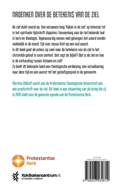 Achterkant van Kijk op de ziel
