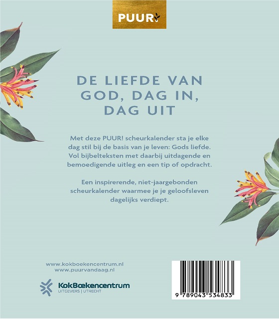 Achterkant van Scheurkalender