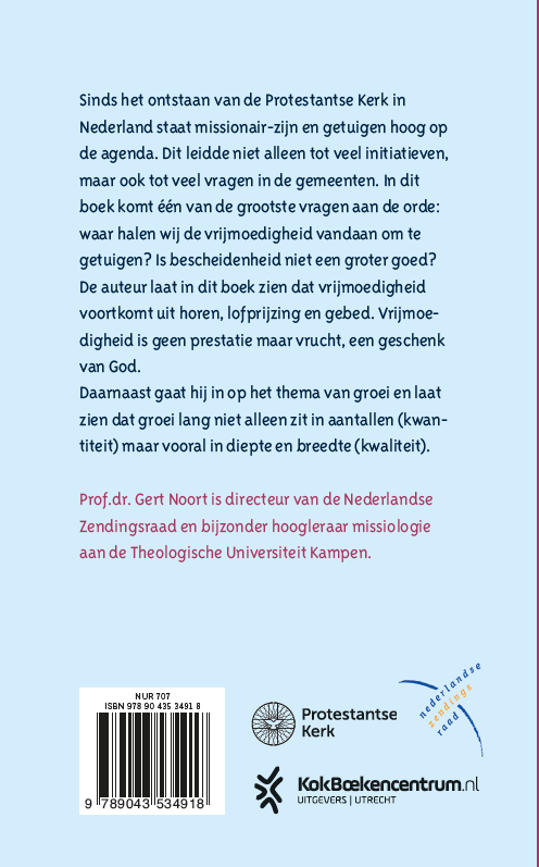 Achterkant van De wil tot vrijmoedigheid