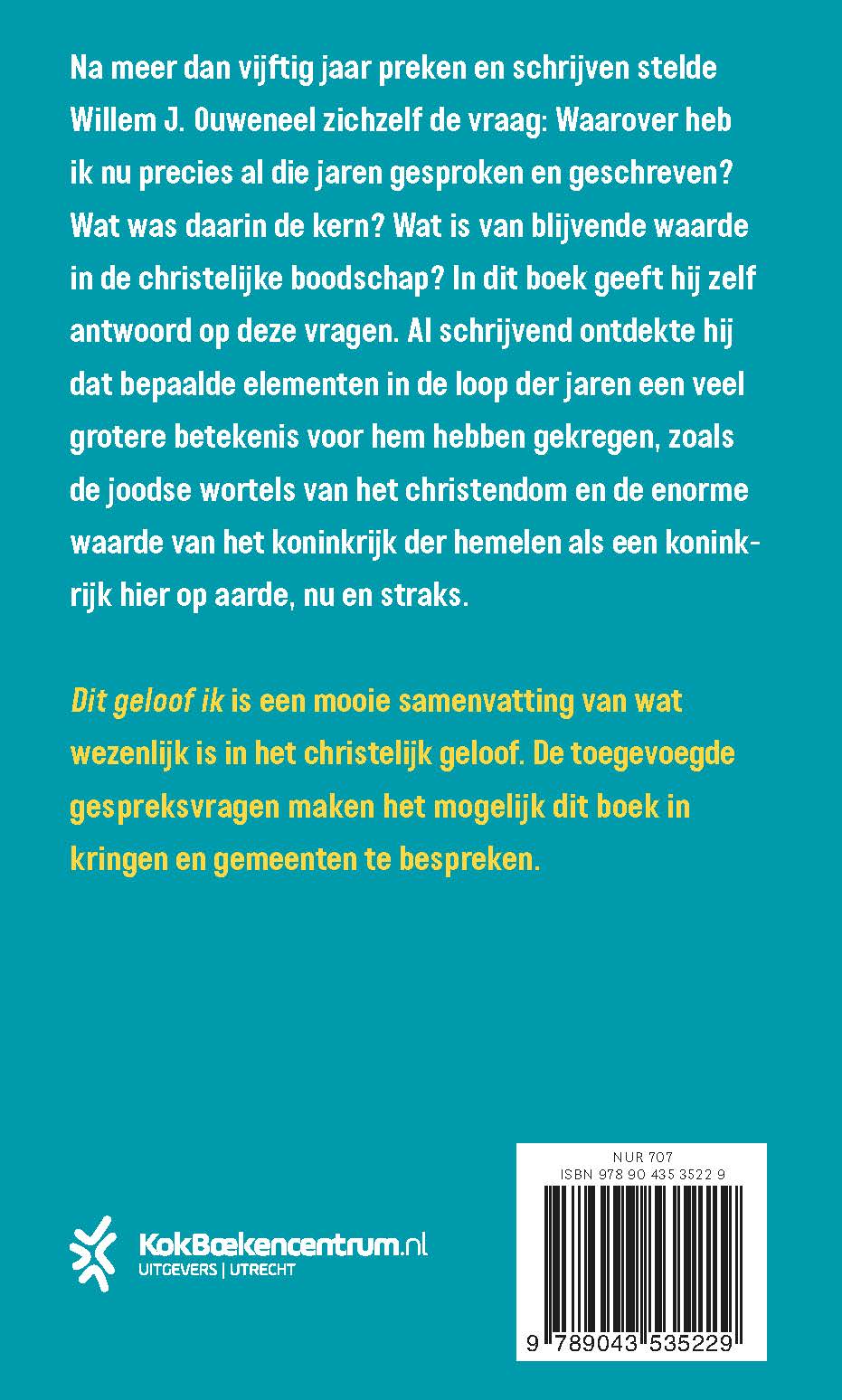 Achterkant van Dit geloof ik
