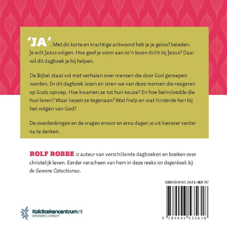 Achterkant van Ja zeggen en ja doen